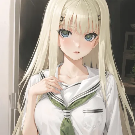 1girl, Kannagi Yuuri, green eyes, ((red serafuku)), (((((upper body))))),
<lora:Kannagi Yuuri-000015:0.6>