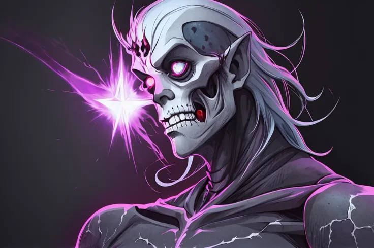 human undead wizard with chalky sunkun skin giving an almost skeletal look <lora:fractalized:0.5> fractalized, <lora:EnergyVeins:0.8> (EnergyVeins:0.8), glowing <lora:Concept - Runemagic:0..25> Rune_Magic, Magic, Power, deep and dark colors, (midnight lighting:1.15), (blending:0.95), (highly detailed, high quality:1.3)