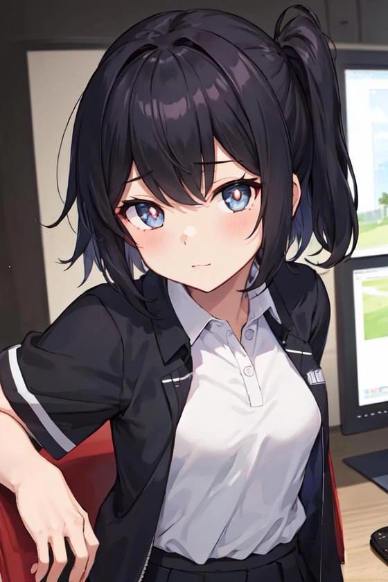 masterpiece,best quality,upper body,1girl,Collared golf polo shirt with contrasting trim and tailored golf pants,black theme,mousepad \(medium\),viewfinder,hime cut,small breasts,horizontal pupils,:|,close-up
Negative prompt: (EasyNegative), (bad-hands-5), an6, verybadimagenegative_v1.3, (worst quality, low quality:1.2), (missing fingers, missing hands, missing legs:1.4) (extra limbs, extra fingers, extra hands, extra legs:1.4), (mutate fingers, mutated hands, mutated legs:1.4), (malformed hands, malformed fingers, malformed legs:1.4), (poorly drawn hands, poorly drawn face), (text, signature, watermark, username),nsfw,
Steps: 20, Sampler: DPM++ 2M Karras, CFG scale: 5, Seed: 2872696328, Size: 512x768,