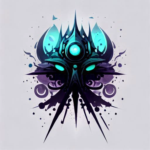 abstract weapon illustrations