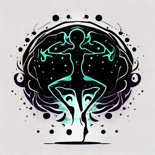 abstract dancing illustrations