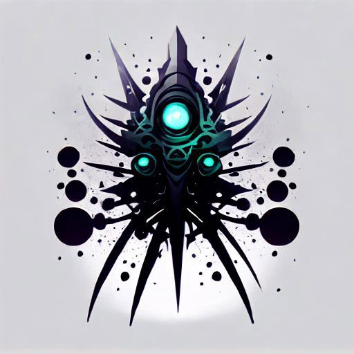 abstract weapon illustrations