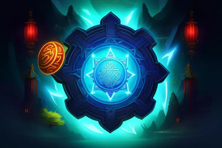 MASTERPIECE,gufengmap,monochrome,glowing,cureglowing\(skill icon\),light blue theme<lora:2Dhx_XianxiaMap_v1.1:1> <lora:cure_v1:0.2>