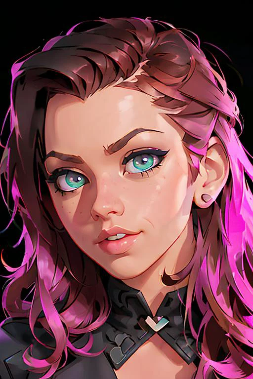art by DEN_IDG_style, traditional media portrait of <lora:LexiBelle1:0.8> lxbll
(headshot:1.1) portrait on a plain black background, (headshot:1.2), face focus, intricate (beautiful eyes:1.2), (wide open eyes:1.1), Big eyes, clean photo, circle lighting, high contrast,
masterpiece, intricate, immaculate, detailed, high detail, ultra detailed, 8k,