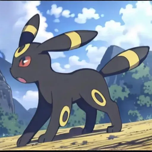 masterpiece, best quality, <lora:Umbreon_LoRA:1>, umbreon, mountain