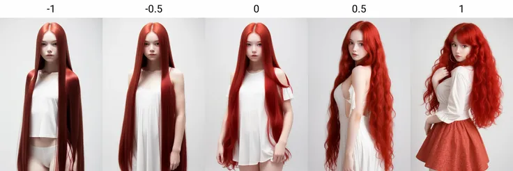 girl, long hair,red hair<lora:curly_hair_slider:-1>, simple background, white background, looking at viewer