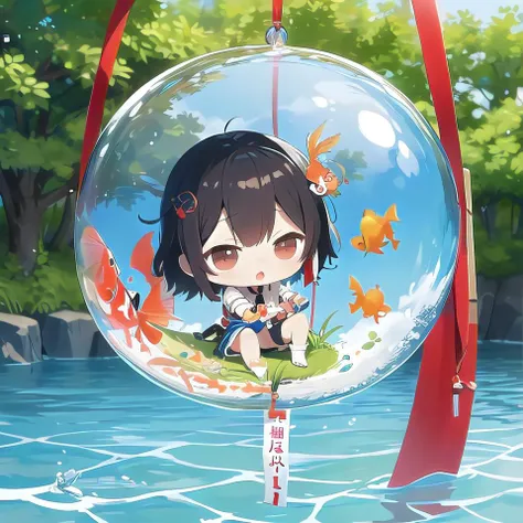 masterpiece, best quality, (chibi:1.2),
<lyco:furin_LoHa:0.7>
furin, fish, goldfish, bubble, wind chime, submerged, water, plant,