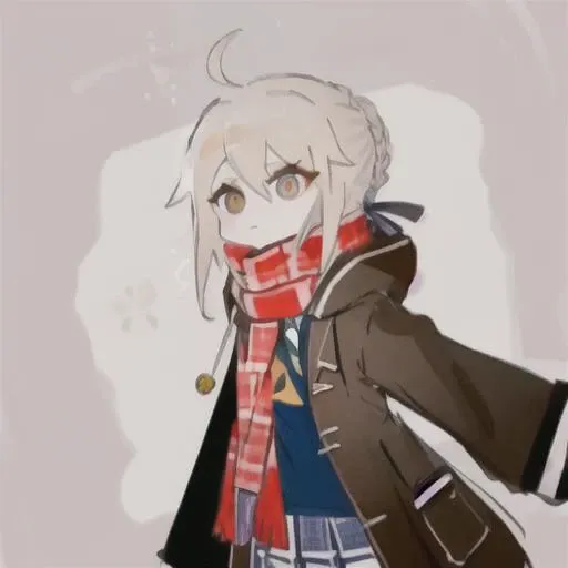 masterpiece, best quality, MHXA, plaid scarf, coat, school outfit, azhiichigo style, big eyes, thick lines, cute, kkhta, rough lines, <lora:AZHIICHIGO_V1-10:1> <lora:KHHTA_V2-04:0.5> <lora:MHXA_REMAKE-20:0.8>