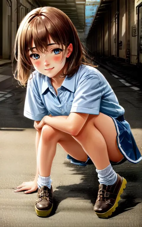 <lora:_redears:1> blush, best quality, high detailed, Faint lips,UC:realistic, cinematic lighting kawaii cute 1girl yo turquoise hair red eyes, smile fang school_Uniform ankle socks platform shoes upperbody , +++ extremely quality extremely detailed deep-silky-healthy-lackwarm-foundational-soft-skin, illustration high resolution, contrapposto glow shine like opal, <lora:_flat2:-0.3:ALL> <lora:_hipoly3DModelLora_v20:0.3:NF> hiqcgbody ++ Faint lips,UC:realistic cute anime face cinematic angle Girl at the front dynamic pose