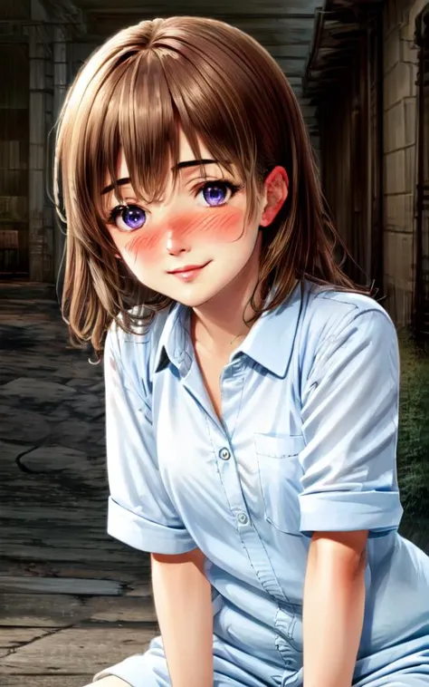 <lora:_redears:1> blush, best quality, high detailed, Faint lips,UC:realistic, cinematic lighting kawaii cute 1girl **** brown hair purple eyes, embarrassed nose blush smile school_Uniform pantyhose slippers upperbody , +++ extremely quality extremely detailed deep-silky-healthy-lackwarm-foundational-soft-skin, illustration high resolution, contrapposto glow shine like opal, <lora:_flat2:-0.3:ALL> <lora:_hipoly3DModelLora_v20:0.3:NF> hiqcgbody ++ Faint lips,UC:realistic cute anime face cinematic angle Girl at the front dynamic pose