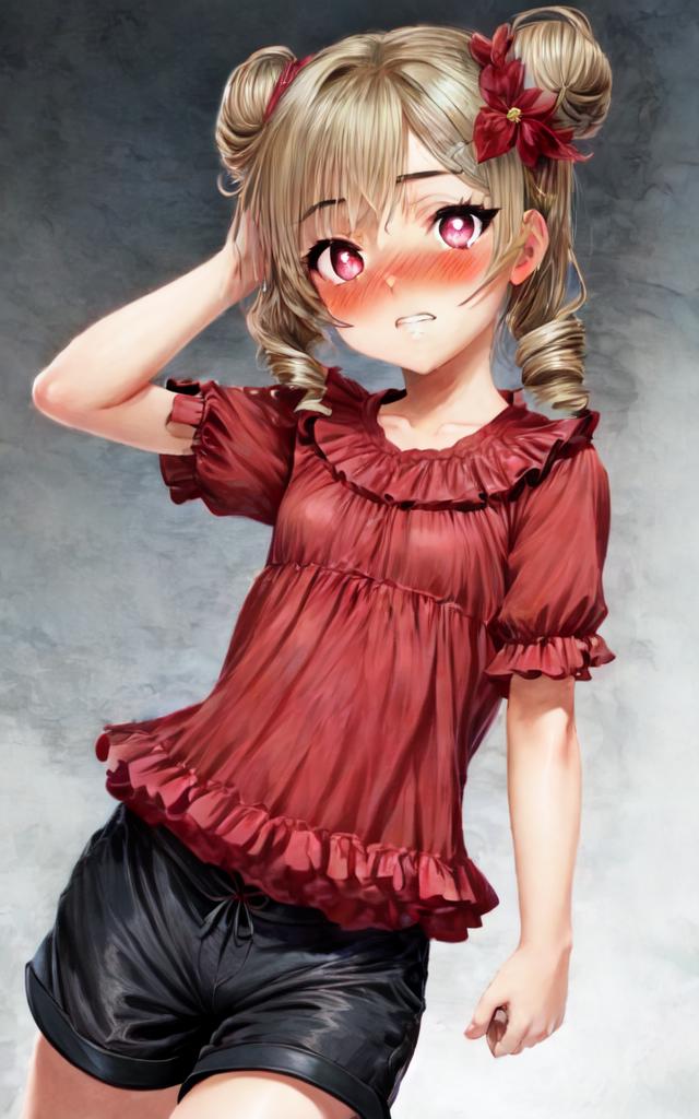 Ears reddened with embarrassment － 恥ずかしさで耳を赤く染める Lora v0.7