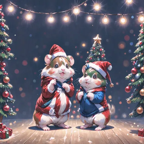 hamster<lora:xmas_hamster:1>