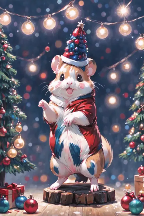 hamster<lora:xmas_hamster:1>