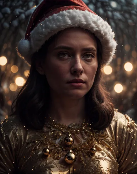 cinematic film still concept art  <lora:quiron_Chritsmas_v1_lora:0.77> ChristmasQuiron style, Christmas, Christmas tree, Christmas decorations,  best quality, ultra detailed, 8k, mysterious. A group of random people are invited to a screening of a mysterious movie, only to find themselves trapped in the theater with ravenous demons.,  . digital artwork, illustrative, painterly, matte painting, highly detailed . shallow depth of field, vignette, highly detailed, high budget Hollywood movie, bokeh, cinemascope, moody, epic, gorgeous, film grain, grainy