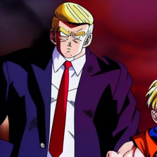 dbz style, trump