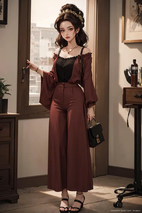 ((masterpiece)), (best quality), official art, extremely detailed CG, unity 8k wallpaper, ultra detailed,
vintage 70s photo of a young girl, feminist activist type, burgundy beehive, wearing psychedelic tunic, palazzo pants, strappy sandals, fringe purse, (70s style beehive hair salon: a retro hair salon with hairstylists creating beehive and farrah fawcett-inspired hairstyles for clients), soft lighting, high quality, film grain, Fujifilm XT3, Newyork, USA, (sepia:1.3),