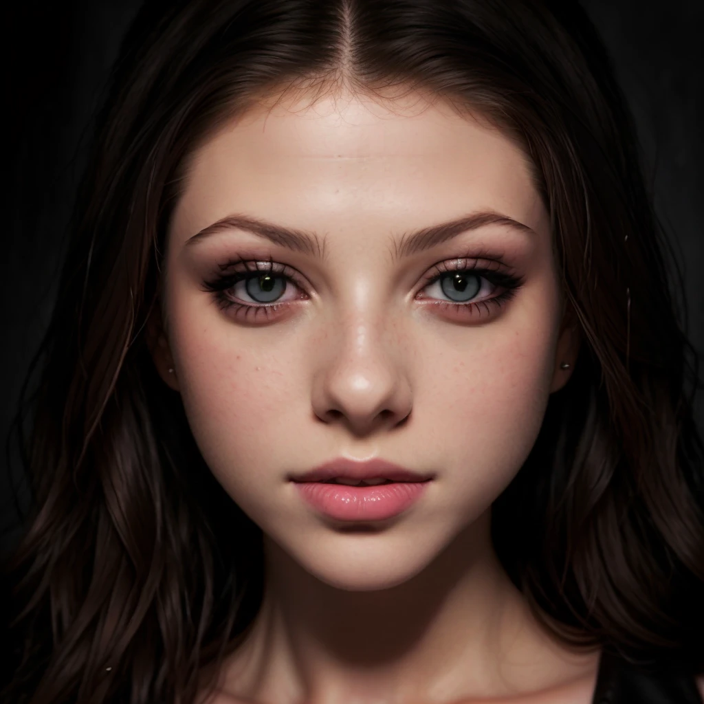 michelle trachtenberg, black dress,cleavage,raw photo, portrait, office model, long hair, high resolution, soft light, soft skin,award-winning portrait photography, dramatic lighting,detailed eyes,(detailed lips:1.1) elden ring style, modelshoot style,knollingcase,dreamlikeart<lora:epiNoiseoffset_v2:1.0>