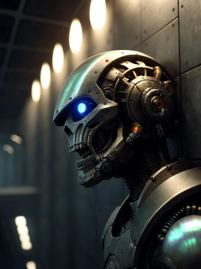 cinematic still Hans Giger, Scorn game style, spaceship, close-up head shot, side view, plastic mechanical muscleman-android, ((mother-of-pearl skin)) . sci-fi wall panels, sci-fi floor, sci-fi environment, photo realistic, high details, 8k, sharp focus, bokeh, HDR, volumetric lighting, ((multi-colored artistic lighting)), vibrant shades, (Framed 3D), (detailed anodized metal walls), ray tracing, best quality . emotional, harmonious, vignette, 4k epic detailed, shot on kodak, 35mm photo, sharp focus, high budget, cinemascope, moody, epic, gorgeous, film grain, grainy, long forgotten art created by undead artist illustrating Hans Giger, Scorn game style, spaceship, close-up head shot, side view, plastic mechanical muscleman-android, ((mother-of-pearl skin)) . sci-fi wall panels, sci-fi floor, sci-fi environment, photo realistic, high details, 8k, sharp focus, bokeh, HDR, volumetric lighting, ((multi-colored artistic lighting)), vibrant shades, (Framed 3D), (detailed anodized metal walls), ray tracing, best quality, tribute to the death and decay. miserable art of the damned. wretched and decaying world. best quality, high resolution, biomechanical style Hans Giger, Scorn game style, spaceship, close-up head shot, side view, plastic mechanical muscleman-android, ((mother-of-pearl skin)) . sci-fi wall panels, sci-fi floor, sci-fi environment, photo realistic, high details, 8k, sharp focus, bokeh, HDR, volumetric lighting, ((multi-colored artistic lighting)), vibrant shades, (Framed 3D), (detailed anodized metal walls), ray tracing, best quality . blend of organic and mechanical elements, futuristic, cybernetic, detailed, intricate, best quality. (epic view:1.5), (cinemascope:1.3)