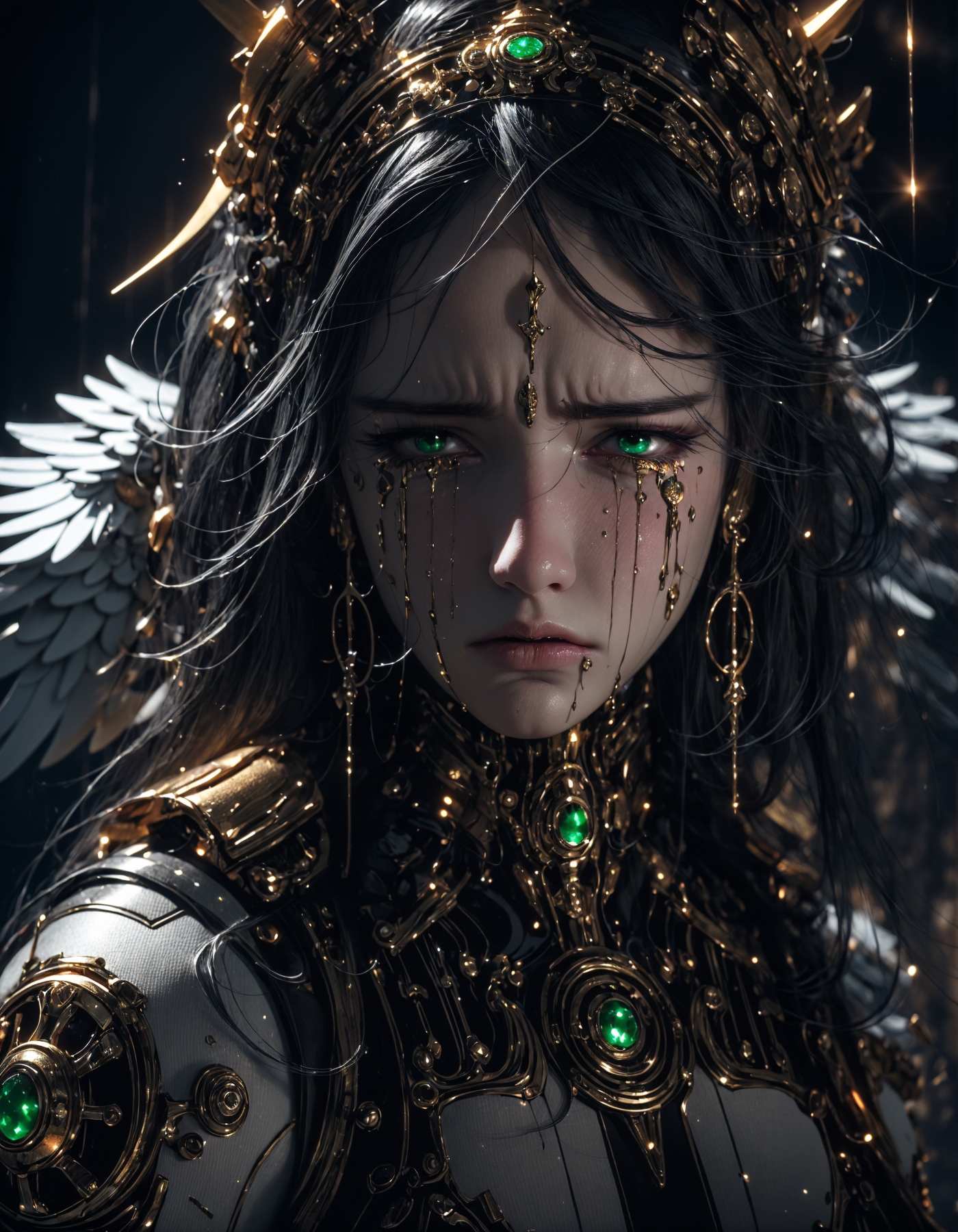 绪儿-哭泣天使【脸模】Crying Angel [face model] v1.0