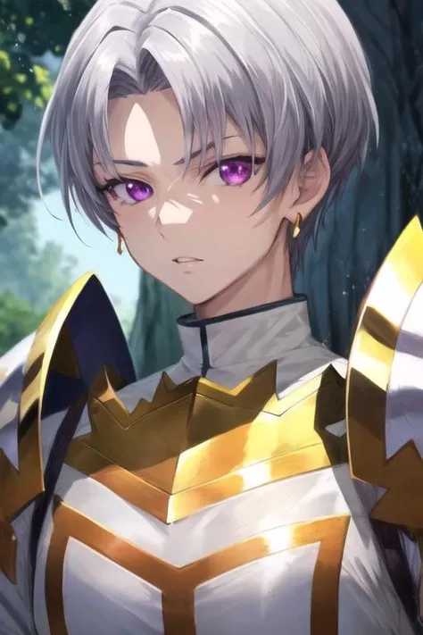 masterpiece, best quality, sketch, 1boy, solo, male focus, looking at viewer, upper body, , <lora:faios_shironeko:0.72>, faios_shironeko, purple eyes, , grey hair, ,
