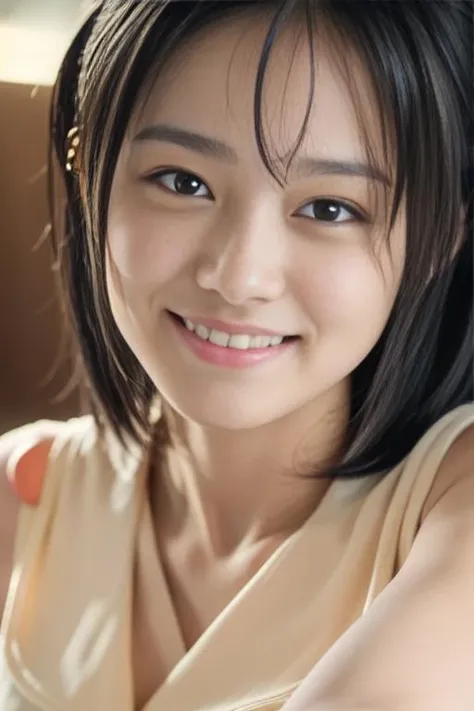 (best quality,masterpiece:1.2),8k,ultra high res,ultra detailed,best quality,looking at viewer,perfect lighting,flat light,ultra high quality,ultra high res,masterpiece,photorealistic,detailed face, <lora:0gwSak1:1> S4k1Ogw4,smile
