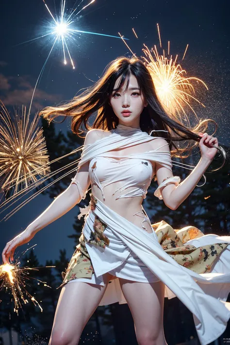 bright scene,(half body shot) of a girl,Ji Hoon Park ,23 year old, mature body,idol,(wear silk Undone sarashi):1.5, deep scene depth, 23 years old,look at viewer,
skeptical, in Acadia National Park , doing Decathlon, by robert capa , shot by Zenza Bronica ETRSi Camera ,copper bun hair,
earing,sports girl,cute face,wet skin, extream humid,moist,
, <lora:epi_noiseoffset2:0.6> ,<lora:PinkNipples:0.4>, (torn clothes: 1.5), <lora:clothing_explosion_lora01:1>, (pov legs,exploding dress,exploding skirt,exploding clothes,torn clothes,ripped clothes:1.4),nude:0.7,bottomless,