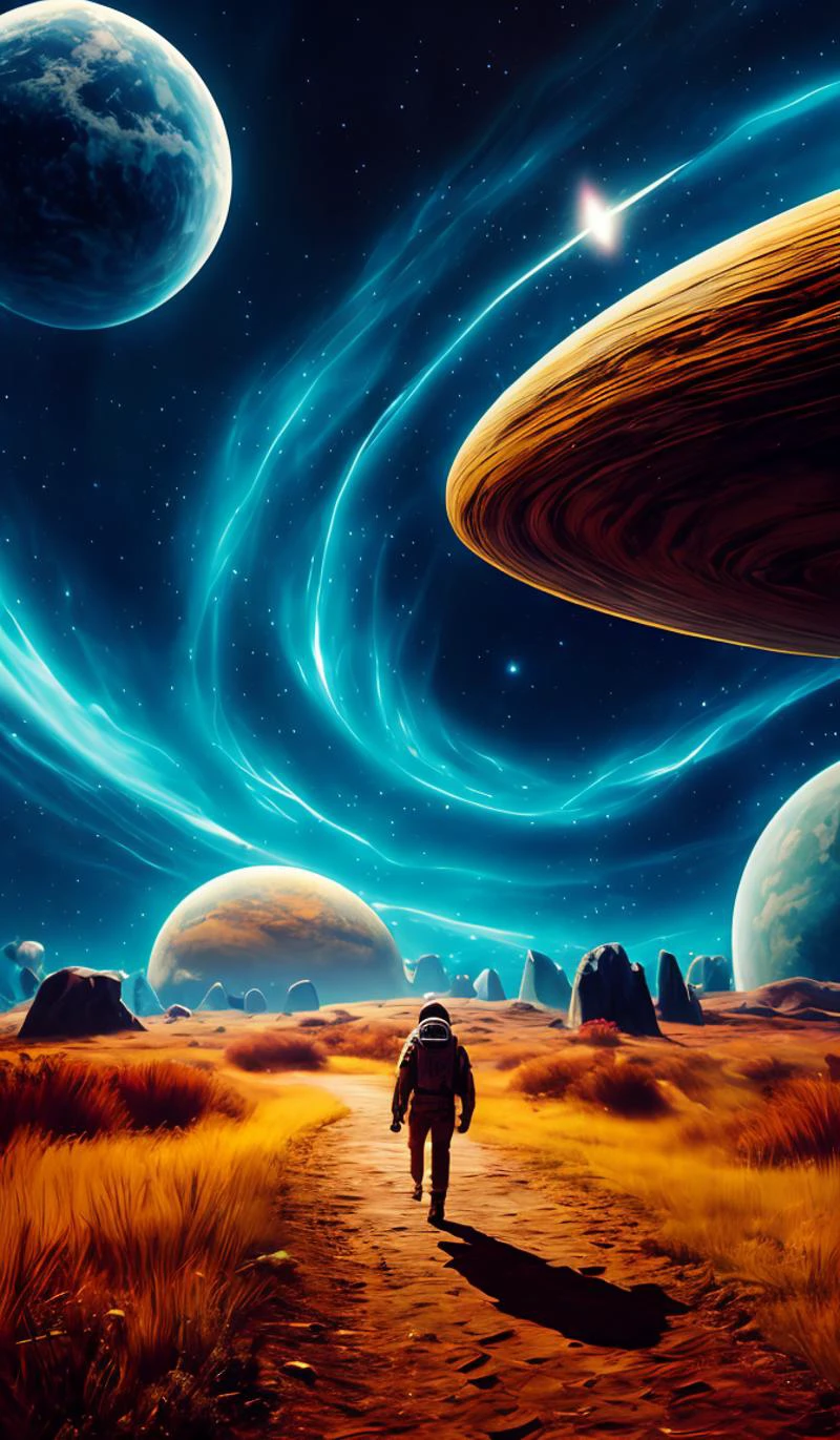 methurlant<lora:methurlant:.3>,<lora:msbqy:0.3>,ghibli \(style\)<lora:ghibli_style_offset:.4>,
abstract dream, space, intricate, grand scale, alone, cinematic film still, insane detail, sharp focus, depth of field, realistic lighting, (realistic perspective), complex, (multiple subjects), 4k HDR,
<lora:add_detail:1>,<lora:20230530123038:0.5>