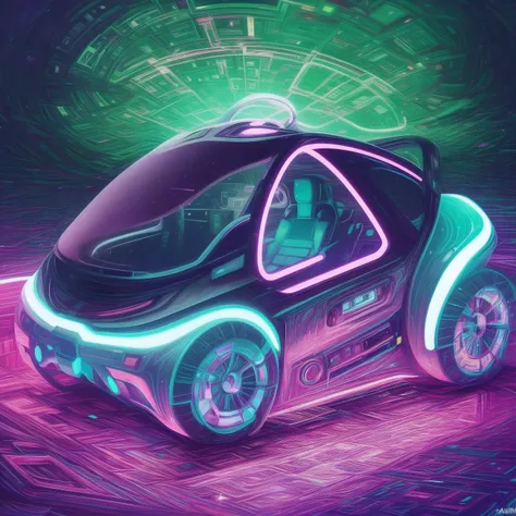 <lora:eduardo:1.2>, futuristic car, neon, masterpiece