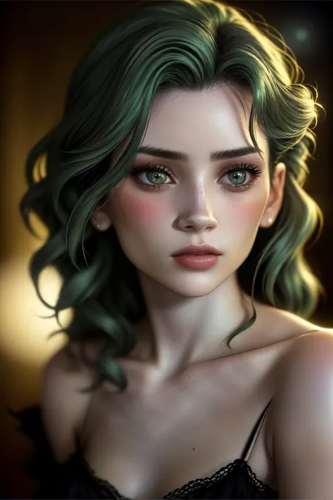 "Green hair"