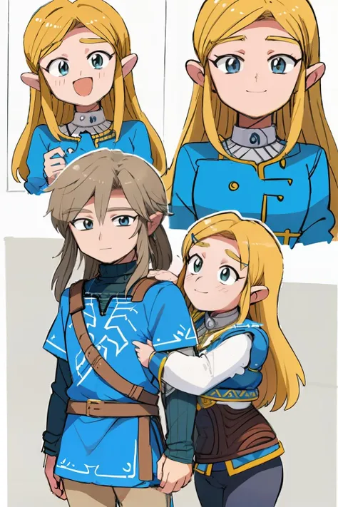 masterpiece, best quality, <lora:style05:1>,multiple views, comic,4koma,border, <lora:lxz-000010:1>,1boy,1girl,smile,hug,(chibi:1.2),simple background,