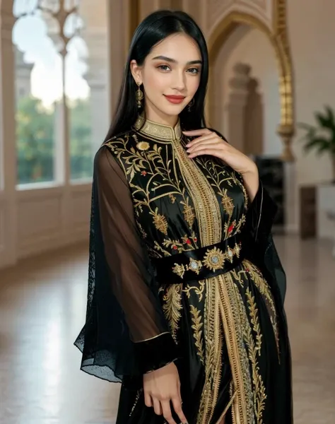 4K, Masterpiece, highres, absurdres, smiling,beautiful dark haired mod_woman, face focus , Haute_Couture,wearing a Haute_Couture designer dress, portrait, perfect mod_body, <lora:mod:1>, <lora:Haute_Couture1.11:0.8>