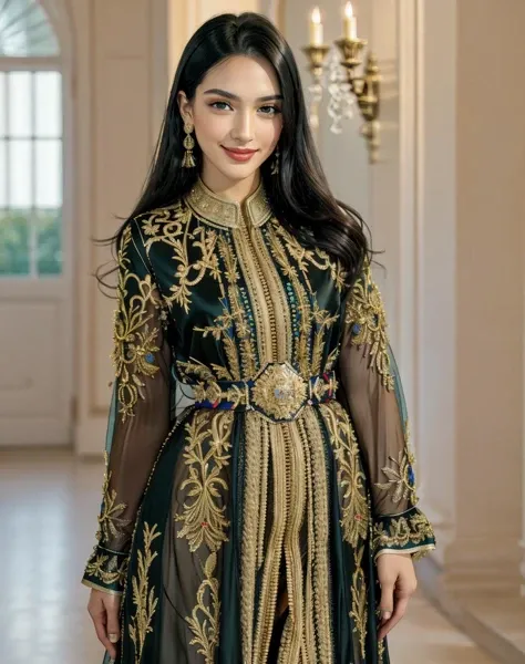 4K, Masterpiece, highres, absurdres, smiling,beautiful dark haired mod_woman, face focus , Haute_Couture,wearing a Haute_Couture designer dress, portrait, perfect mod_body, <lora:mod:1>, <lora:Haute_Couture1.11:0.8>