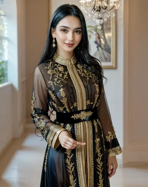 4K, Masterpiece, highres, absurdres, smiling,beautiful dark haired mod_woman, face focus , Haute_Couture,wearing a Haute_Couture designer dress, portrait, perfect mod_body, <lora:mod:1>, <lora:Haute_Couture1.11:0.8>