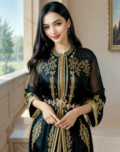 4K, Masterpiece, highres, absurdres, smiling,beautiful dark haired mod_woman, face focus , Haute_Couture,wearing a Haute_Couture designer dress, portrait, perfect mod_body, <lora:mod:1>, <lora:Haute_Couture1.11:0.8>