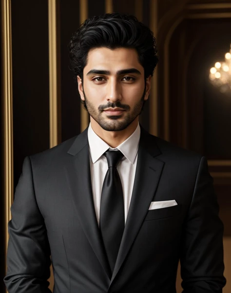 4K, Masterpiece, highres, absurdres, beautiful edgPersian_man, a man in a suit ,perfect edgPersian_face, perfect edgPersian_body <lora:edgPersian:0.7>