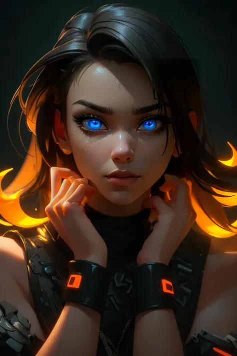 masterpiece, best quality, realistic, ultra highres, depth of field, (full dual colour neon lighting:1.2), (hard dual colour lighting:1.2), (detailed face:1.2), (detailed eyes:1.2), (detailed background), (masterpiece:1.2), (ultra detailed), (best quality), intricate, comprehensive cinematic, magical photography, detailed landscape, visual key,
<lora:edgMamaLuba_DollLikeness:1> beautiful edgML_woman,edgML_face,edgML_body