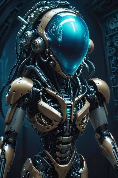 anime artwork horror-themed biomechanical style (((Ultra-detailed, 8k, highres, masterpiece))),kkw-detailMe-v1.0,<lora:more_details:1>,<lora:More_interesting_backgrounds:0.8>,IBG,<lora:space-clony:0.8>,space-clony,space_style,<lora:Tech_Noir:0.8>,<lora:J_sci-fi:0.8>,robot,j_sci-fi,<lora:SpaceKnights5:0.8>,helmet,<lora:nomansky:0.8>,nomanskyai,,(((text))),((color)),(shading),background,noise,dithering,gradient,detailed,out of frame,ugly,error,Illustration, watermark,(((clean ink anime illustration))),Studio Ghibli,Makoto Shinkai,Hayao Miyazaki,Audrey Kawasaki,(((text))),((color)),(shading),background,noise,dithering,gradient,detailed,out of frame,ugly,error,Illustration, watermark,(((vector graphic))),medium detail,(((text))),((color)),(shading),background,noise,dithering,gradient,detailed,out of frame,ugly,error,Illustration, watermark,(((gothic ink on paper))),H.P. Lovecraft,Arthur Rackham, blend of organic and mechanical elements, futuristic, cybernetic, detailed, intricate, eerie, unsettling, dark, spooky, suspenseful, grim, highly detailed . anime style, key visual, vibrant, studio anime, highly detailed