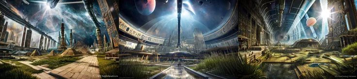 highly insanely detailed, masterpiece, top quality, best quality, highres, 4k, 8k, RAW photo, 
((ancient egyptian theme:1.2)), Hong Kong structure, building, structure, taiwan, korean, 
swirling energy, 
tentacle, 
(underwater), 
reflection, reflective floor, 
abandoned building, overgrown with vegetation, [volumetric fog], cinematic lighting, colorful, colourful, 
(long_hair, long hair, random colors hair, glowing hair, hair over one eye, long messy hair), 
(eyelashes, eyeliner, eyeshadow, eyelashes, long eyelashes), 
collar, earrings, jewelry, necklace, armlet, 
high-heels, 
nsfw, 
cleavage, perfect female body, makeup, 
action pose, 
drunk, biting, 
dawn, 
fisheye, 
scenery, landscape, 
<lora:space-clony:0.8>, (space-clony:1.4), scenery, outdoors, tree, building, sky, city, cloud, science fiction, SCIFI, sf, space, 
inside of space colony, glasse window brick, grass