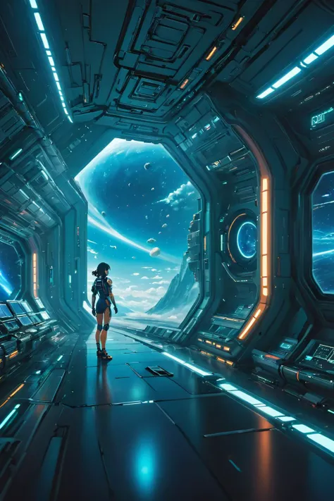 anime artwork futuristic style sci-fi style (((Ultra-detailed, 8k, highres, masterpiece))),kkw-detailMe-v1.0,BossFight Diffusion,<lora:more_details:1>,<lora:More_interesting_backgrounds:0.8>,IBG,<lora:space-clony:0.8>,space-clony,space_style,<lora:Tech_Noir:0.8>,<lora:HackedTech:0.8>,hackedtech,scifi,cyberpunk,data stream,pixelated,futuristic,,(((text))),((color)),(shading),background,noise,dithering,gradient,detailed,out of frame,ugly,error,Illustration, watermark,(((clean ink anime illustration))),Studio Ghibli,Makoto Shinkai,Hayao Miyazaki,Audrey Kawasaki, futuristic, technological, space themes, advanced civilizations, light leaks, lens flares, sleek, modern, ultramodern, high tech, detailed,(((text))),((color)),(shading),background,noise,dithering,gradient,detailed,out of frame,ugly,error,Illustration, watermark,(((vector graphic))),medium detail . anime style, key visual, vibrant, studio anime, highly detailed