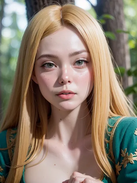 <lyco:ellefanning_lycor_02-000003:1>, ellefanning-smf, (blonde hair), green eyes, (blue eyes:0.5), glamour shot (from above:0.7) of ellefanning-smf wearing a dress sitting surrounded by magical lights in a (dreamlike forest:1.3), dreamlike, intricate details, face focus, nice hands, dynamic pose, <lyco:GoodHands-beta2:0.7>, small breasts, sharp focus, trending on artstation, art by lois van baarle and loish and ross tran and rossdraws and sam yang and samis arts and artgerm, pixar, disney, dreamworks style, rendered in intricate detail in a digital painting with sharp focus, inspired by tales and animated movies from pixar, Disney, and dreamworks, and created by the talented artists lois van baarle, Loish, Ross Tran, Rossdraws, sam yang, samis arts,