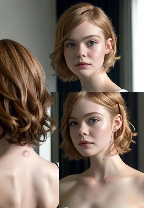 <lyco:ellefanning_lycor_02-000003:1.0>, ellefanning-smf, short hair, red hair
