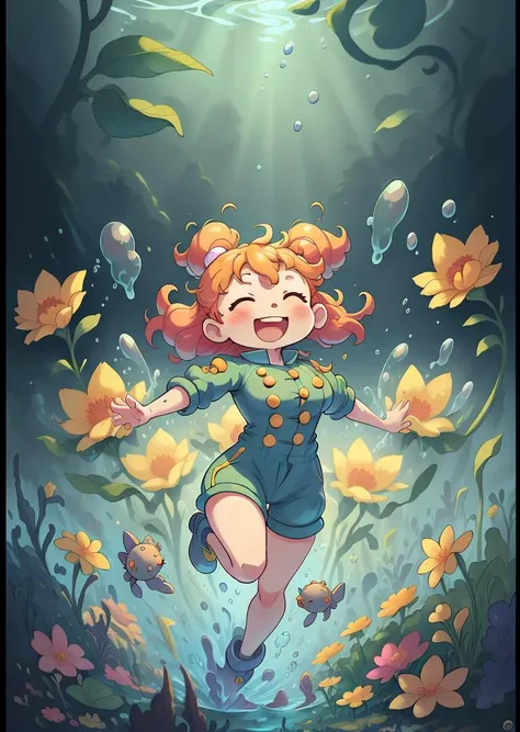 solo, side view, cute anamorph frame of yang girl in jumpsuit with large buttons, run in blooming garden, underwater, happiness, (dynamic pose, dynamic composition :1.2), realistic, detailed,
<lora:MODILL_PASTEL_RC_V0.01:0.21>