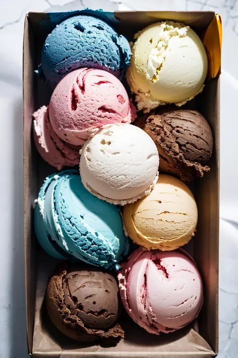ice cream, Vine color