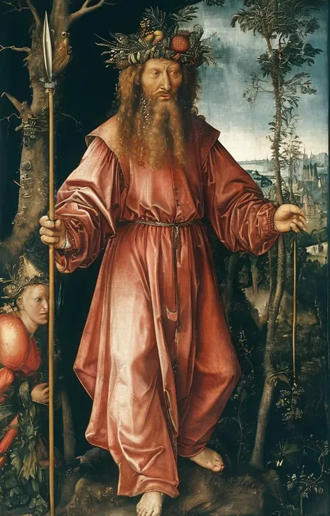 masterpiece,best quality,<lora:tbh183-sdxl:0.8>,illustration,style of Albrecht Durer, portrait of noble man