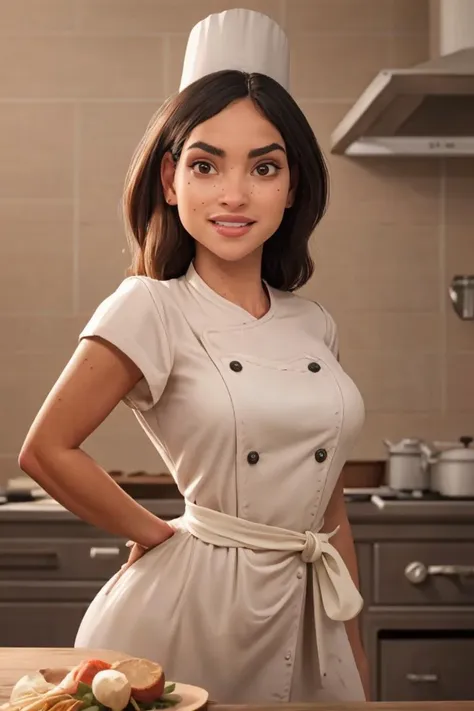 1girl, solo, portrait, ((chef)), bend over the table, hands on waist, at kitchen, smile, looking at viewer, [blurry background], soft lighting, masterpiece, best quality, ultra-detailed, ultra high res, (photorealistic:1.4), raw photo, (realistic:0.2), 8k HDR, f1.4, 40mm, photorealistic, raw, 8k, textured skin, skin pores, intricate details
<lora:skin_texture_v2:0.5> <lora:epiCRealismHelper:0.8> <lora:PAseer-SD15-LCM Quick:1> <lora:aa91_pr_lora_v02:1> aa91, mole