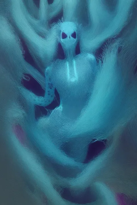Horror-themed A dazzlingly shimmering sonic symbiote radiates bioluminescent hues,embodying a captivating blend of enchantment and vibrancy its luminescent tendrils pulsate with vivid colors,while its ethereal form undulates gracefully. by alex1shved this mesmerizing subject,showcased in an impeccably detailed photograph,captures the symbiote's otherworldly beauty and its harmonious connection to soundwaves. the image portrays a breathtaking kaleidoscope of colors,highlighting the symbiote's iridescent splendor against a contrasting dark backdrop. each intricate detail is impeccably captured,immersing viewers in the symbiote's enchanting aura. the impeccable image quality beautifully accentuates the symbiote's awe-inspiring presence,transforming it into a captivating visual masterpiece. by alex1shved,<lora:add-detail-xl:1>,<lora:MJ52:1>, . Eerie, unsettling, dark, spooky, suspenseful, grim, highly detailed