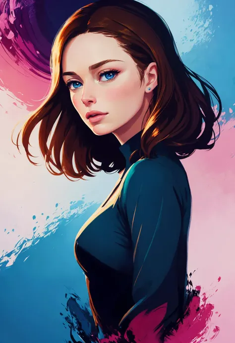 cute aesthetic illustration of rebecca_ferguson, stylized digital art, young woman, abstract and colorful paint style, (freckles:0.5), (blue eyes:0.7), <lora:rebecca_ferguson_20:0.75>