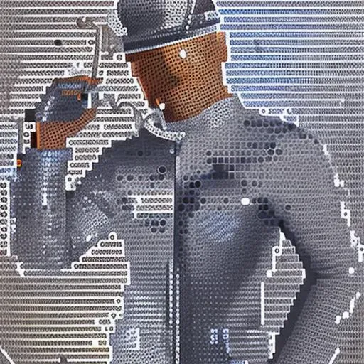 pixel art, man wearing a metallic silver jumpsuit with a sparkling disco ball hat <hypernet:stipple-weave-1-1:1>