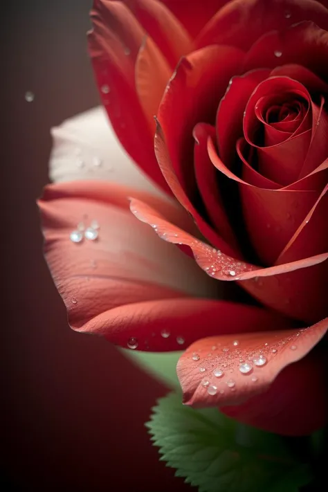 art by Agnes Cecile A breathtakingly detailed close up photograph of a red rose with water droplets, perfectly sharp focus, masterpiece oil painting close up, macro photography on balck velwet background,8k, ultrasharp, ultradetailed, perfect quality, masterpiece, intricated details, ultra clear, <lora:add_detail:0.7>, <hypernet:sxzBloom_sxzBloom:0.3>, vivid colors wallpaper