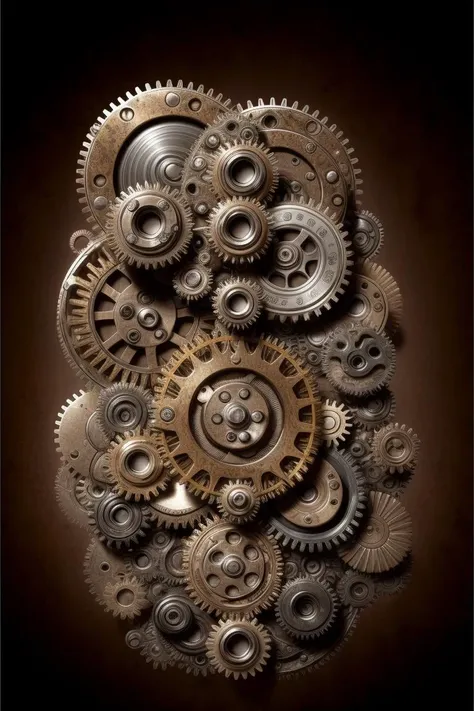 art by Alberto Seveso Cogs and gears of a rusty machine, revealing the intricate dance of metal and motion. (close-up, detailed, sepia tones) close up, macro photography on balck velwet background,8k, ultrasharp, ultradetailed, perfect quality, masterpiece, intricated details, ultra clear, <lora:add_detail:0.7>, <hypernet:sxzBloom_sxzBloom:0.3>, vivid colors wallpaper